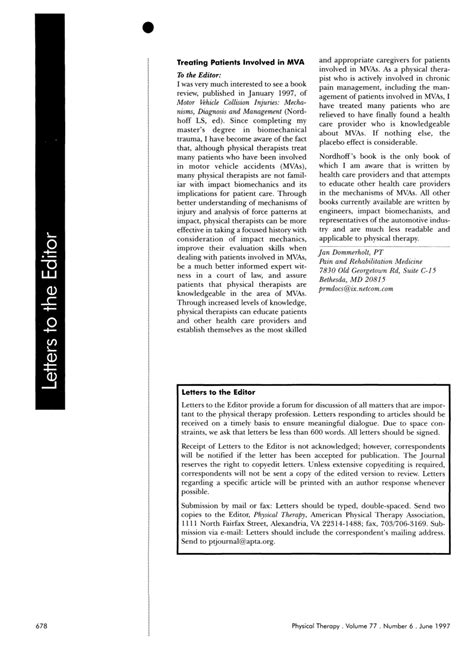 useof the impact test to evaluate mva patients|Treating Patients Involved in MVA .